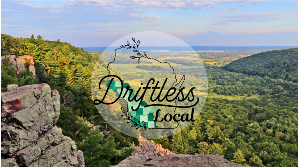 driftless logo guide to spring green attractions and mineral point arts